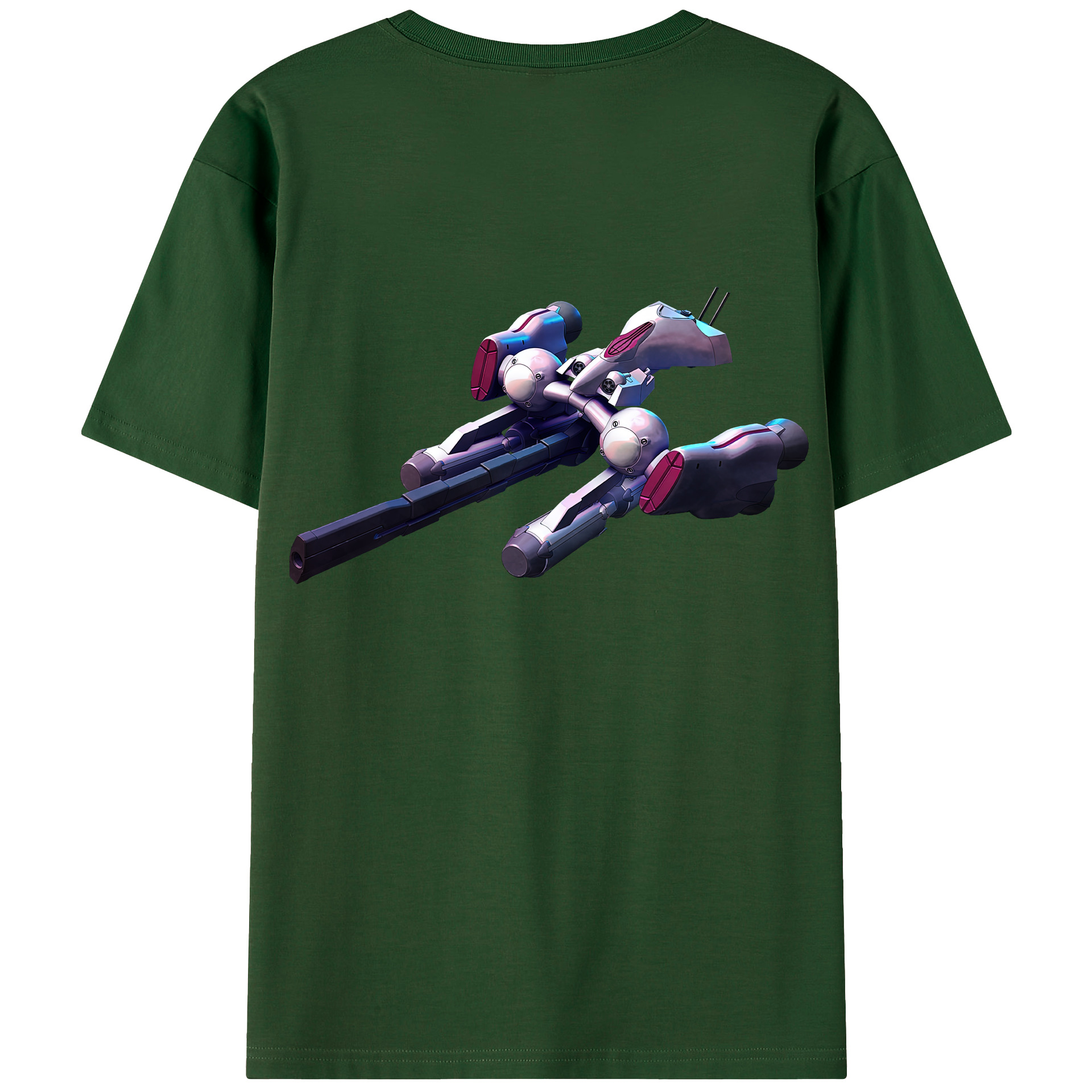 （画像用） 機動戦士ガンダム Mobile Suit Gundam 綿100％半袖Tシャツ（背面プリント）